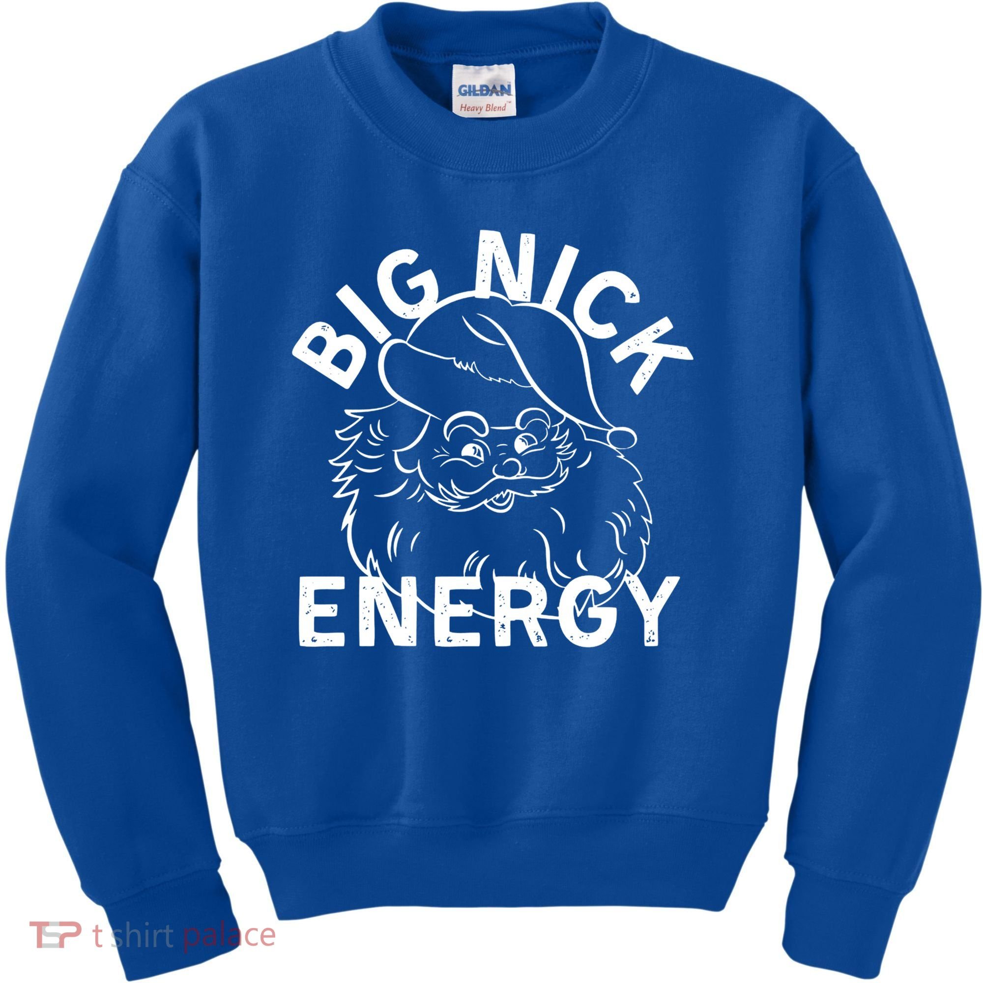 Big Nick Energy Funny Xmas Christmas Gift Kids Sweatshirt