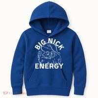 Big Nick Energy Funny Xmas Christmas Gift Kids Hoodie thumb 0