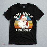 Big Nick Energy Santa Christmas Retro Vintage  T-Shirt thumb 5
