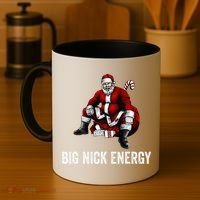 Big Nick Energy Funny Santa Christmas Coffee Mug thumb 4