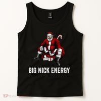 Big Nick Energy Funny Santa Christmas Tank Top thumb 2