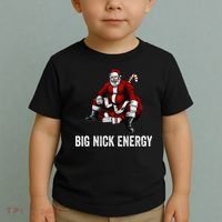 Big Nick Energy Funny Santa Christmas Toddler T-Shirt thumb 2