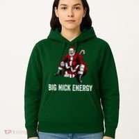 Big Nick Energy Funny Santa Christmas Hoodie thumb 5