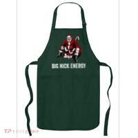Big Nick Energy Funny Santa Christmas Apron thumb 0