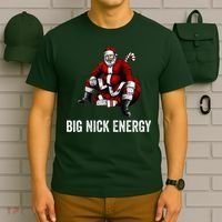 Big Nick Energy Funny Santa Christmas T-Shirt thumb 6
