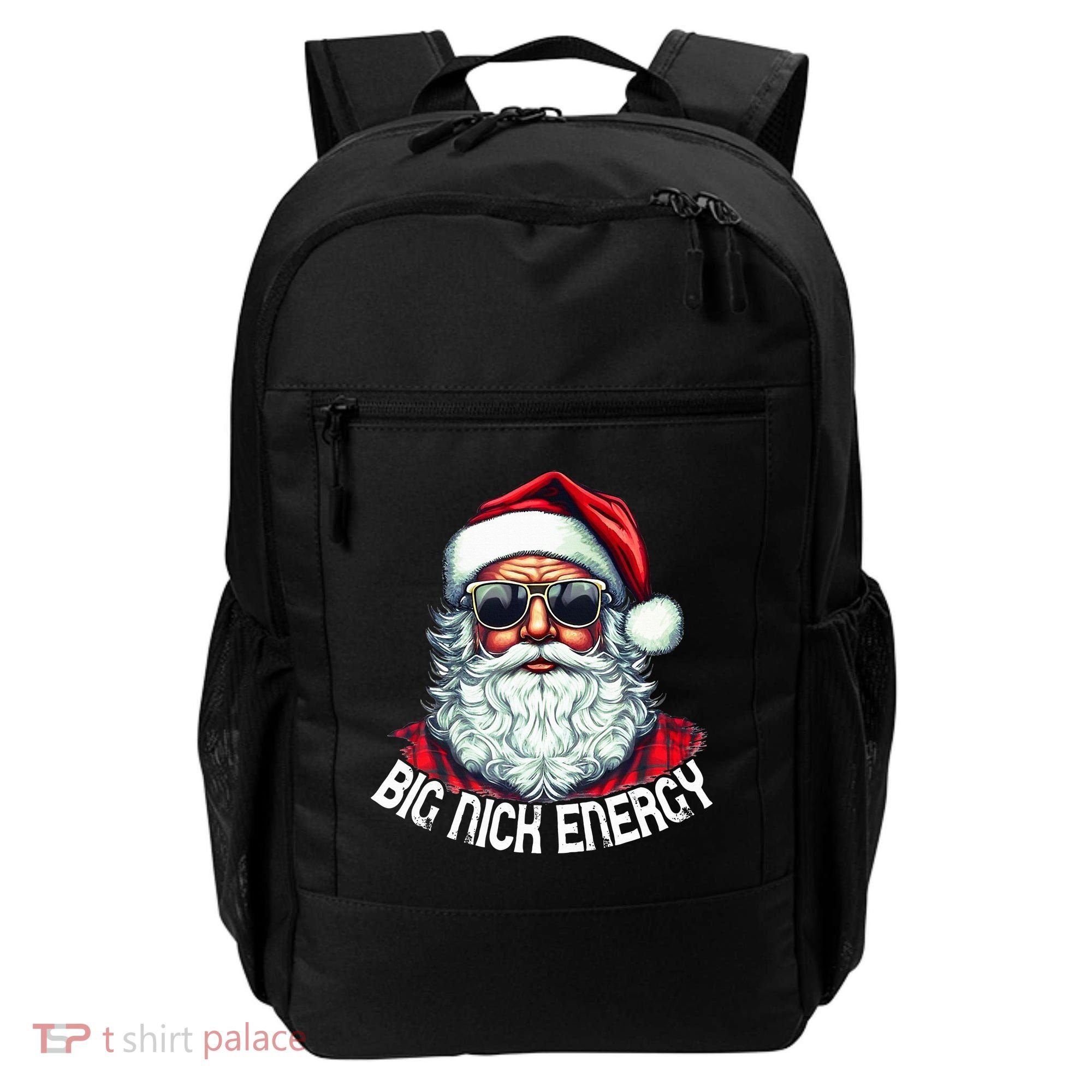 Big Nick Energy Funny Santa Christmas (1) Backpack