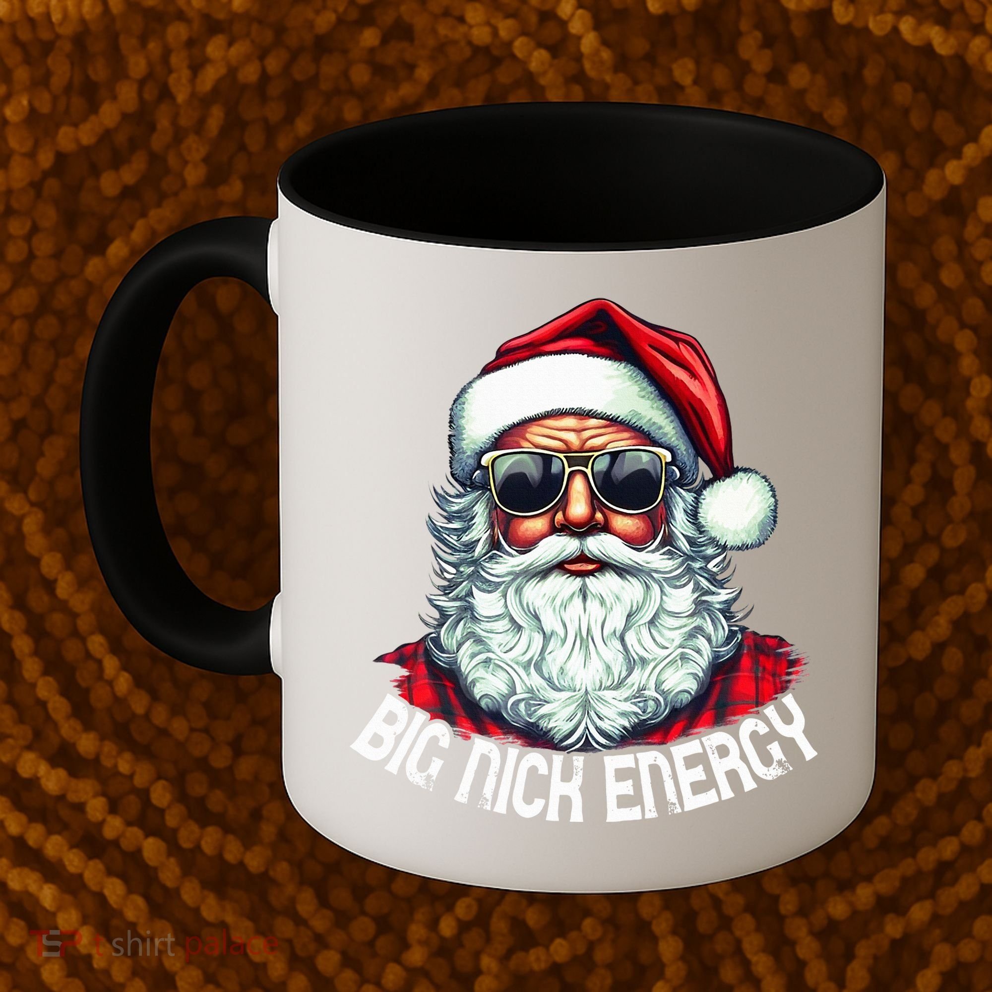 Big Nick Energy Funny Santa Christmas (1) Coffee Mug