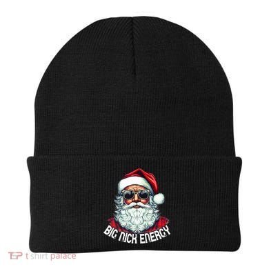 Big Nick Energy Funny Santa Christmas (1) Beanie