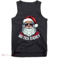 Big Nick Energy Funny Santa Christmas (1) Tank Top thumb 0