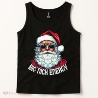 Big Nick Energy Funny Santa Christmas (1) Tank Top thumb 2