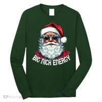 Big Nick Energy Funny Santa Christmas (1) Long Sleeve Shirt thumb 0
