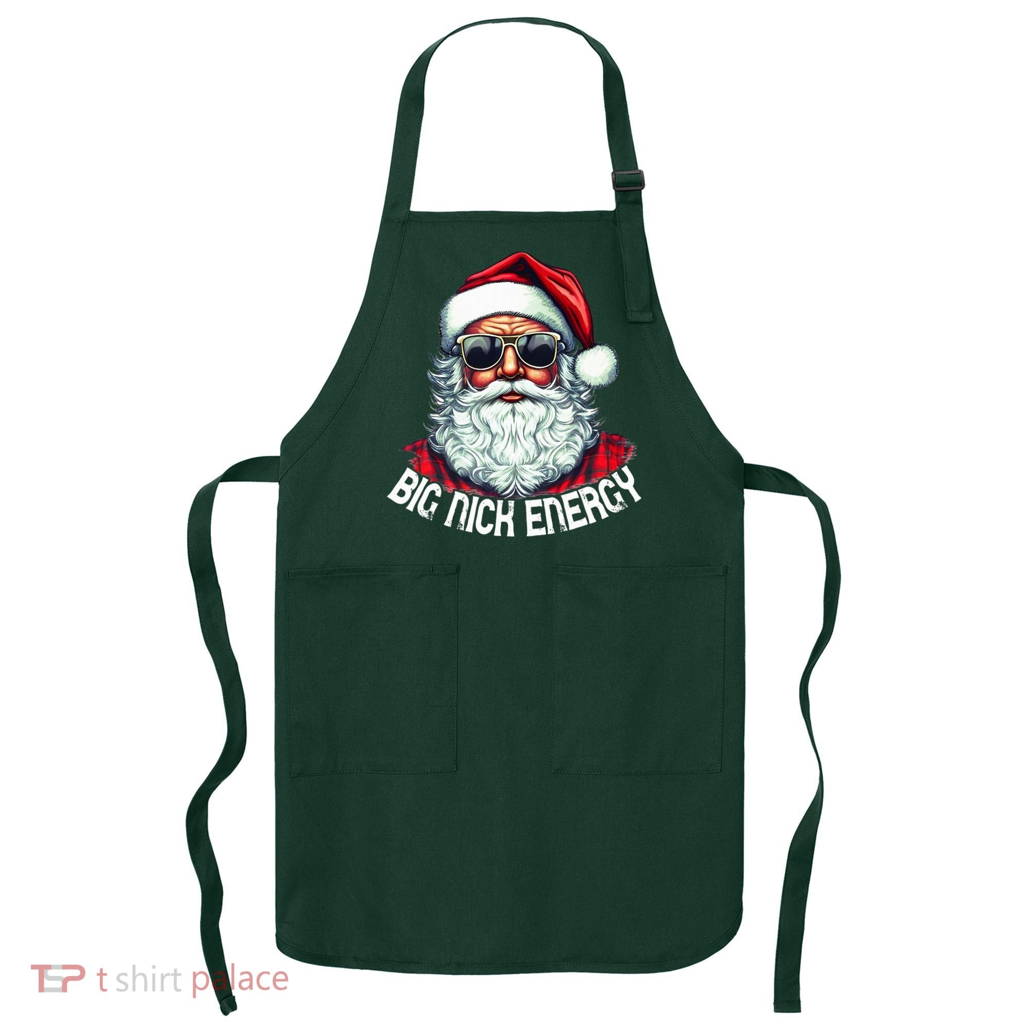 Big Nick Energy Funny Santa Christmas (1) Apron