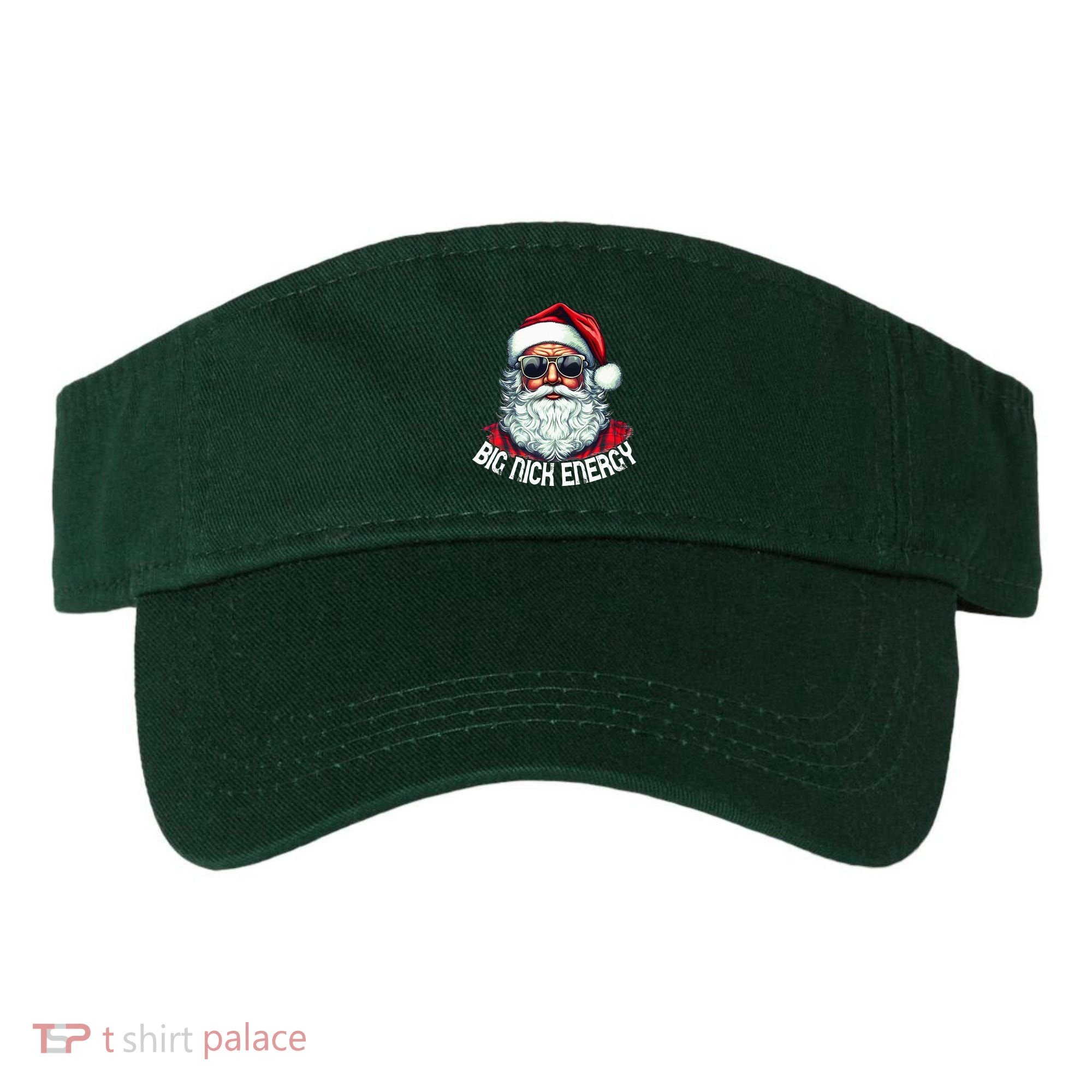 Big Nick Energy Funny Santa Christmas (1) Visor