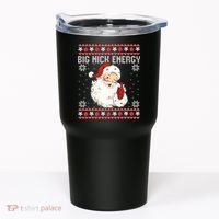 Big Nick Energy Santa Ugly Christmas Sweater  Tumbler thumb 0