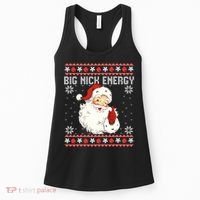 Big Nick Energy Santa Ugly Christmas Sweater  Women's Tank Top thumb 0