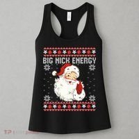 Big Nick Energy Santa Ugly Christmas Sweater  Women's Tank Top thumb 3