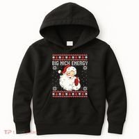 Big Nick Energy Santa Ugly Christmas Sweater  Kids Hoodie thumb 0