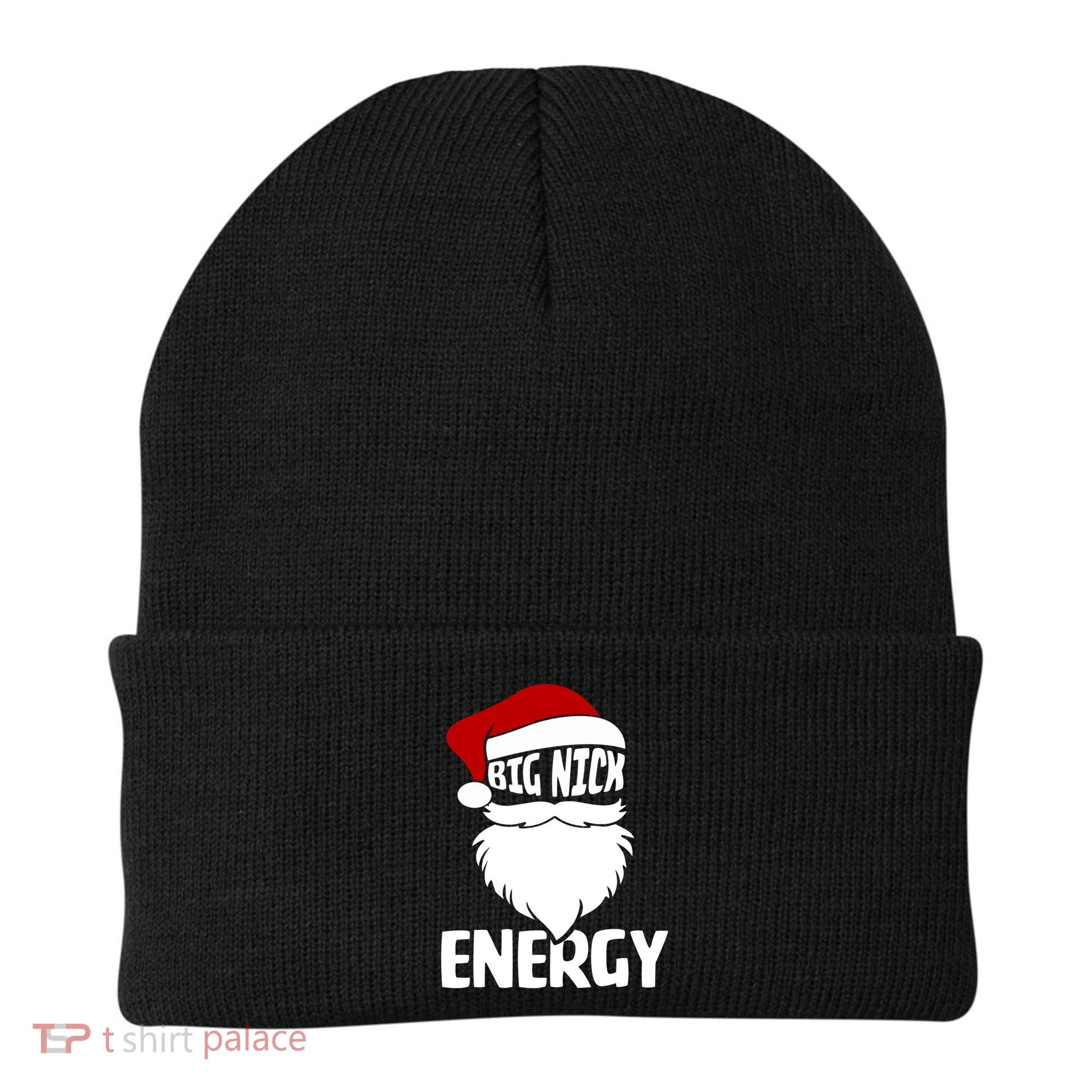 Big Nick Energy Funny Xmas Christmas Ugly Sweater Funny Gift Beanie