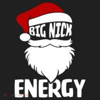 Big Nick Energy Funny Xmas Christmas Ugly Sweater Funny Gift Hat thumb 2