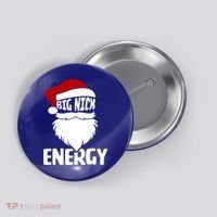Big Nick Energy Funny Xmas Christmas Ugly Sweater Funny Gift Button thumb 0