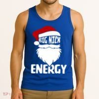Big Nick Energy Funny Xmas Christmas Ugly Sweater Funny Gift Tank Top thumb 3