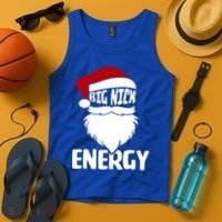 Big Nick Energy Funny Xmas Christmas Ugly Sweater Funny Gift Tank Top thumb 4