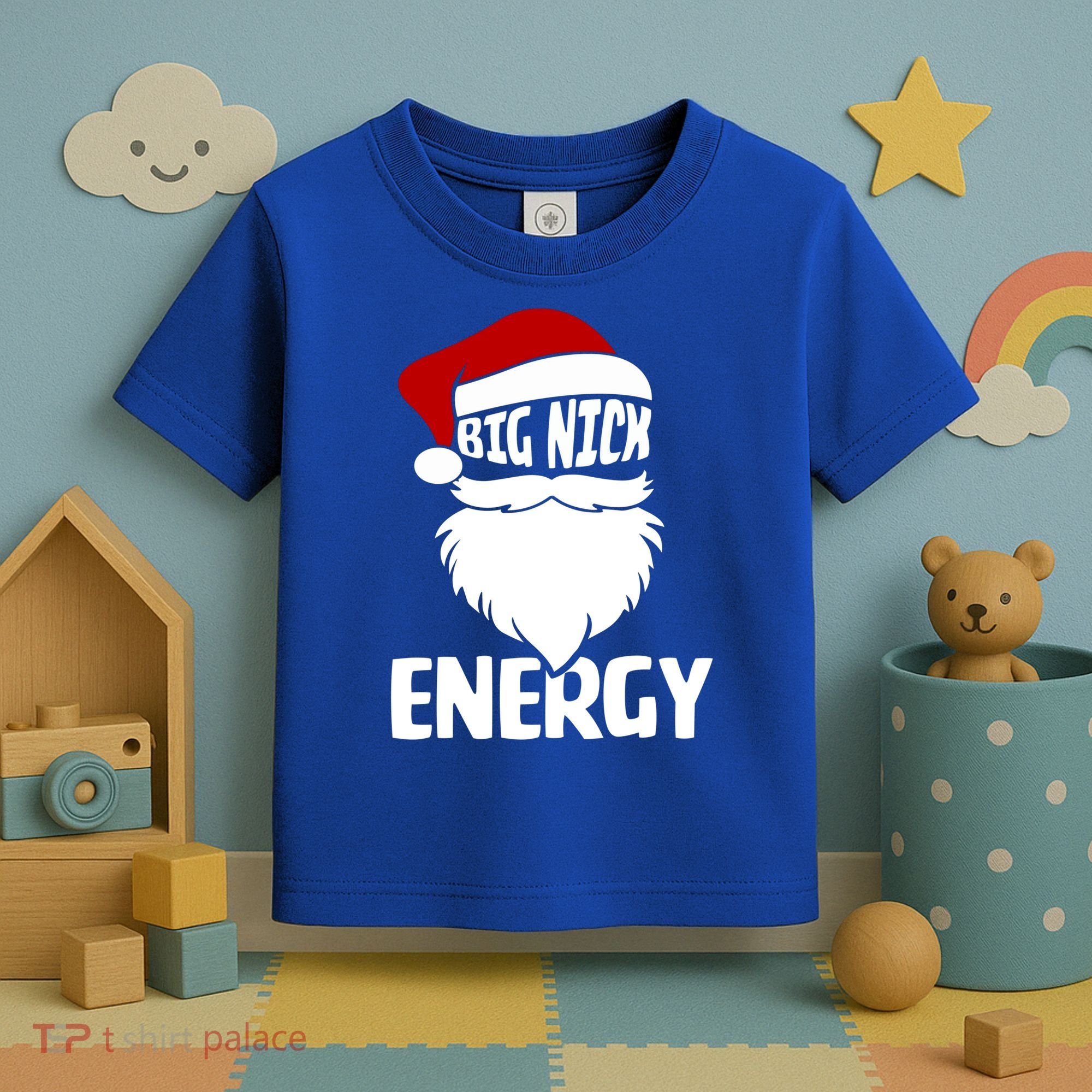 Big Nick Energy Funny Xmas Christmas Ugly Sweater Funny Gift Toddler T-Shirt