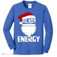 Big Nick Energy Funny Xmas Christmas Ugly Sweater Funny Gift Kids Long Sleeve Shirt thumb 0