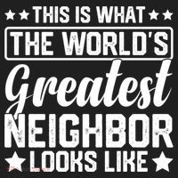 Best Neighbor Ever World's Greatest Neighbor Funny Saying Gift Golf Towel thumb 3
