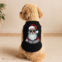 Big Nick Energy Funny Santa Christmas Doggie Tank thumb 2