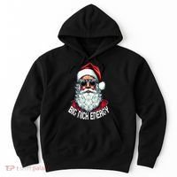 Big Nick Energy Funny Santa Christmas Hoodie thumb 0