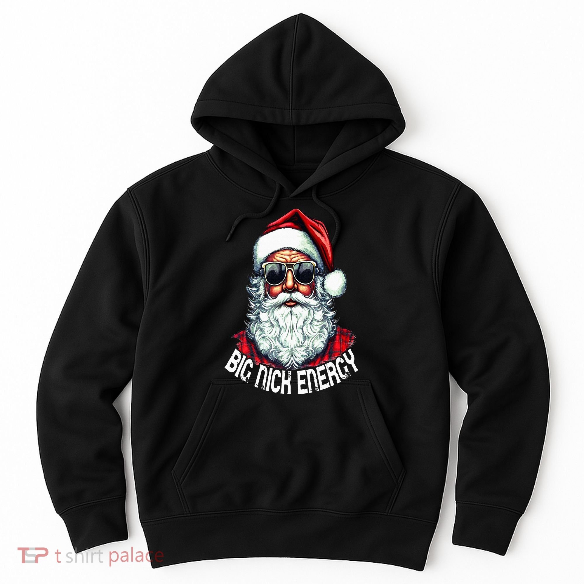 Big Nick Energy Funny Santa Christmas Hoodie