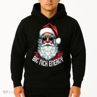 Big Nick Energy Funny Santa Christmas Hoodie thumb 2