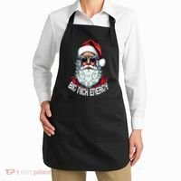 Big Nick Energy Funny Santa Christmas Apron thumb 2