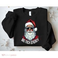 Big Nick Energy Funny Santa Christmas Sweatshirt thumb 2