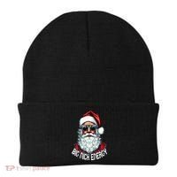 Big Nick Energy Funny Santa Christmas Beanie thumb 0