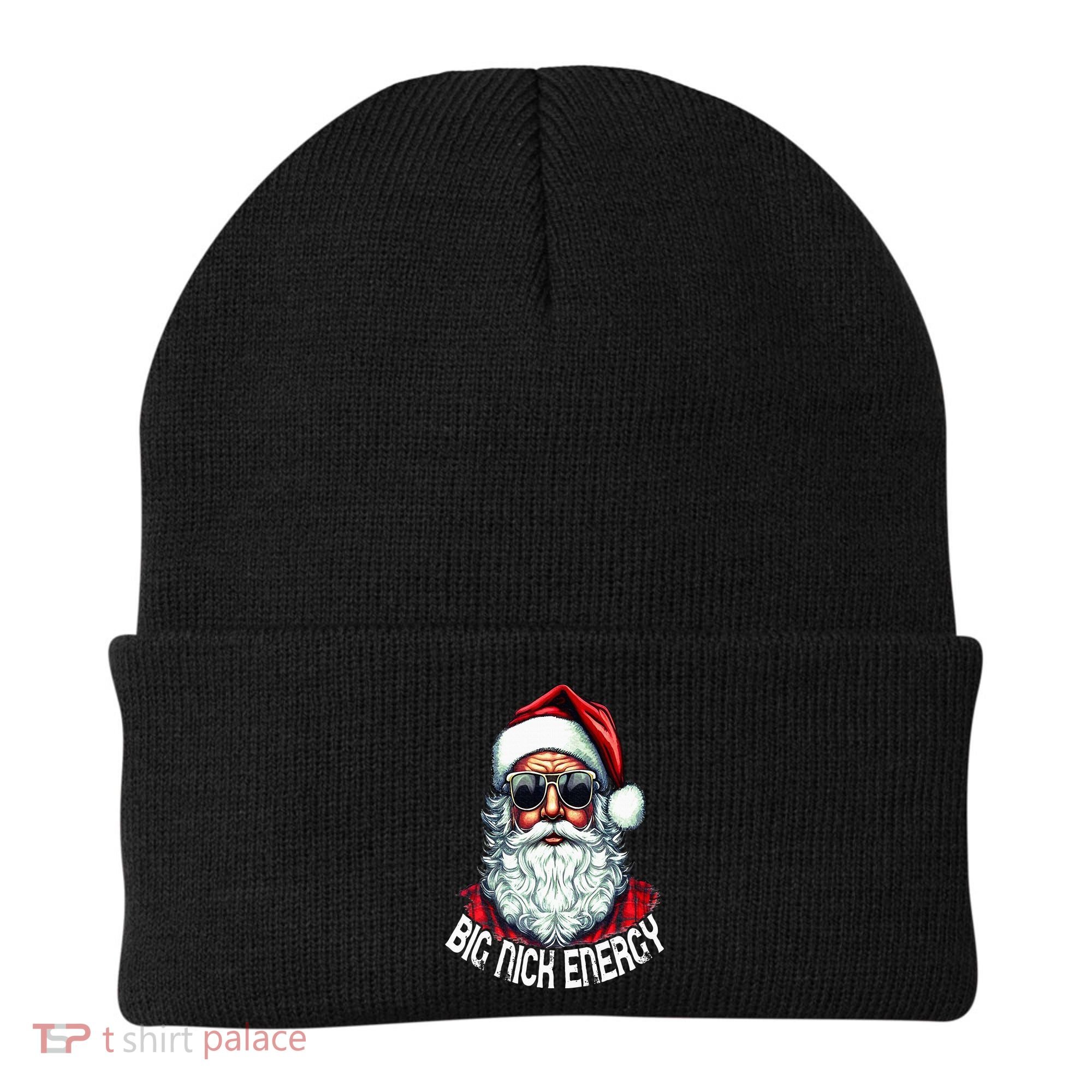 Big Nick Energy Funny Santa Christmas Beanie