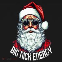 Big Nick Energy Funny Santa Christmas Women's Hoodie thumb 2
