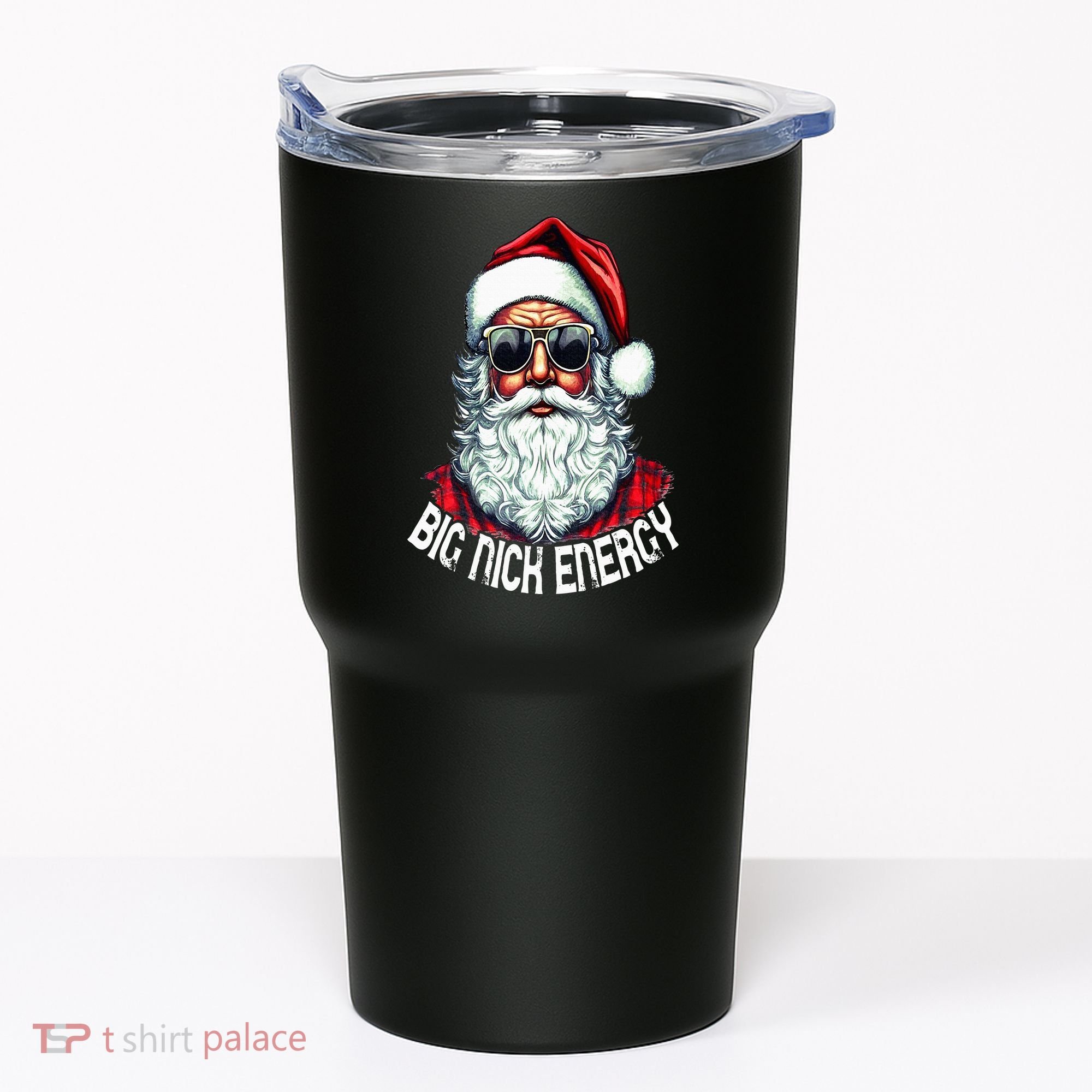 Big Nick Energy Funny Santa Christmas Tumbler