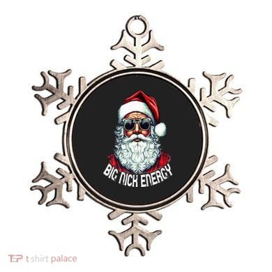 Big Nick Energy Funny Santa Christmas Ornament