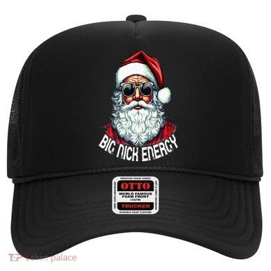 Big Nick Energy Funny Santa Christmas Hat