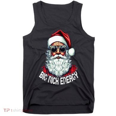 Big Nick Energy Funny Santa Christmas Tank Top
