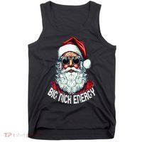 Big Nick Energy Funny Santa Christmas Tank Top thumb 0