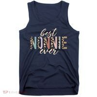 Best Nonnie Ever Gifts Leopard Print Mothers Day Tank Top thumb 0