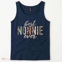 Best Nonnie Ever Gifts Leopard Print Mothers Day Tank Top thumb 2