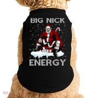 Big Nick Energy Funny Santa Ugly Christmas Xmas Doggie Tank thumb 0
