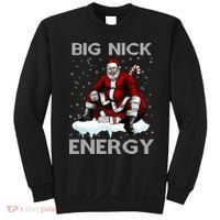 Big Nick Energy Funny Santa Ugly Christmas Xmas Sweatshirt thumb 0