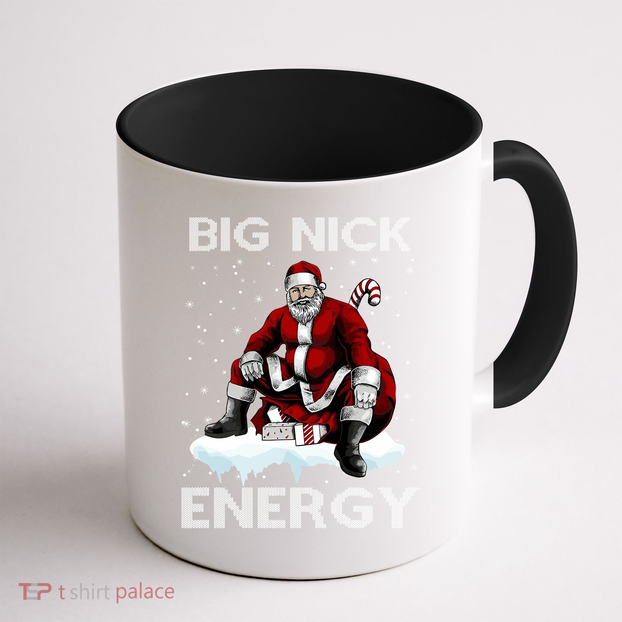 Big Nick Energy Funny Santa Ugly Christmas Xmas Coffee Mug