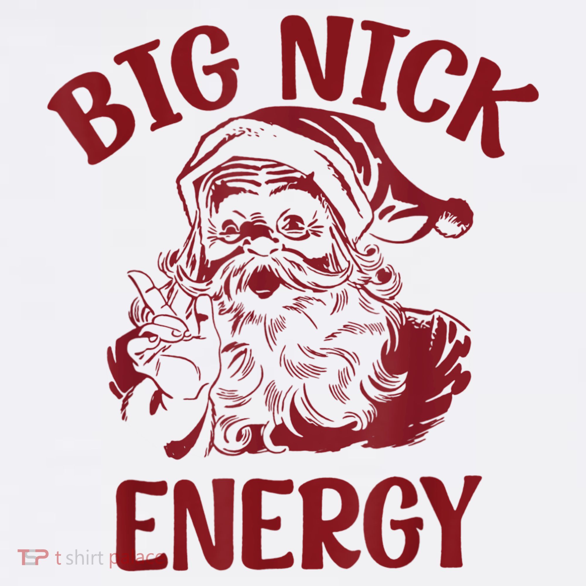 Big Nick Energy Funny Santa Chirstmas Pajamas Xmas Holiday Women's Tank Top