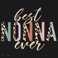 Best Nonna Ever Gifts Leopard Print Mothers Day Long Sleeve Shirt thumb 2